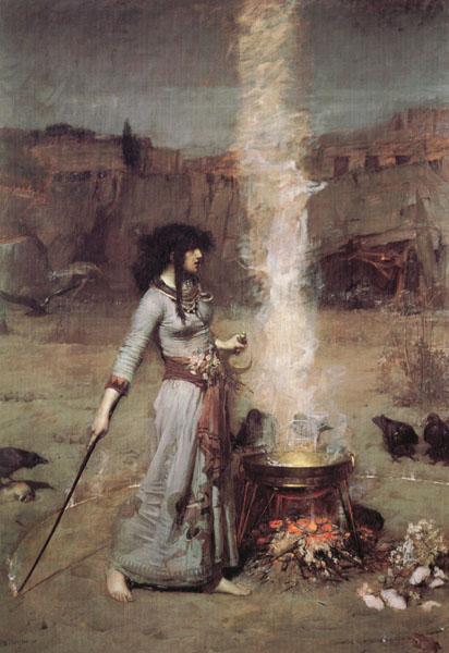 John William Waterhouse The Magic Circle